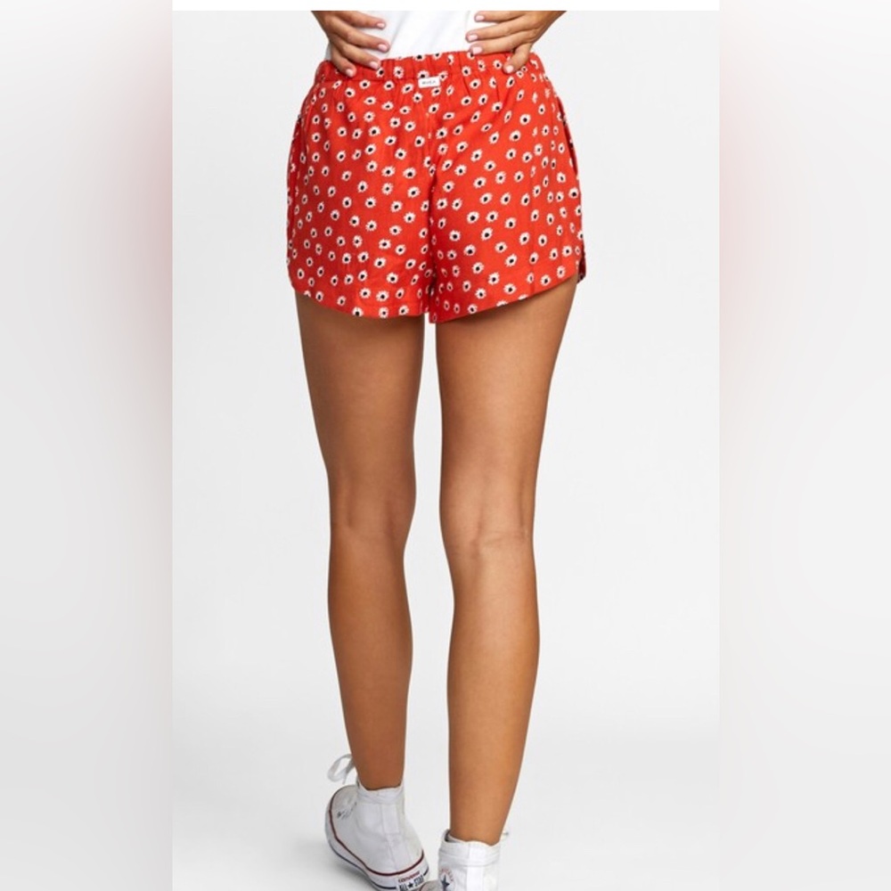 RVCA floral drawstring Waist Short
